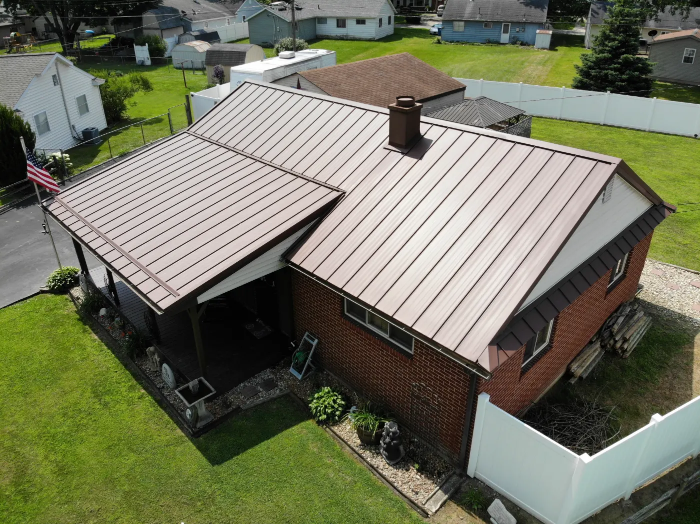 Flashing and seam work in Greensburg